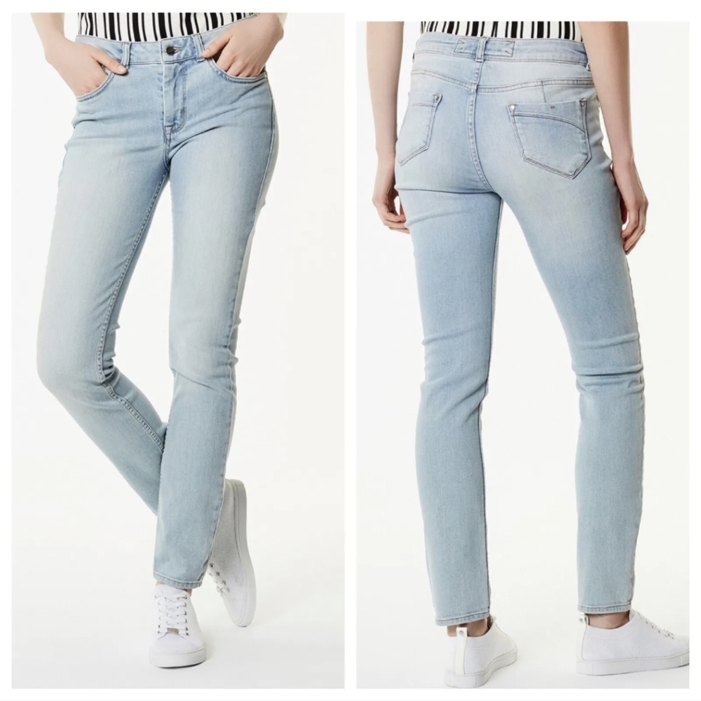 Karen Millen Light Wash Skinny Jeans, Size 6